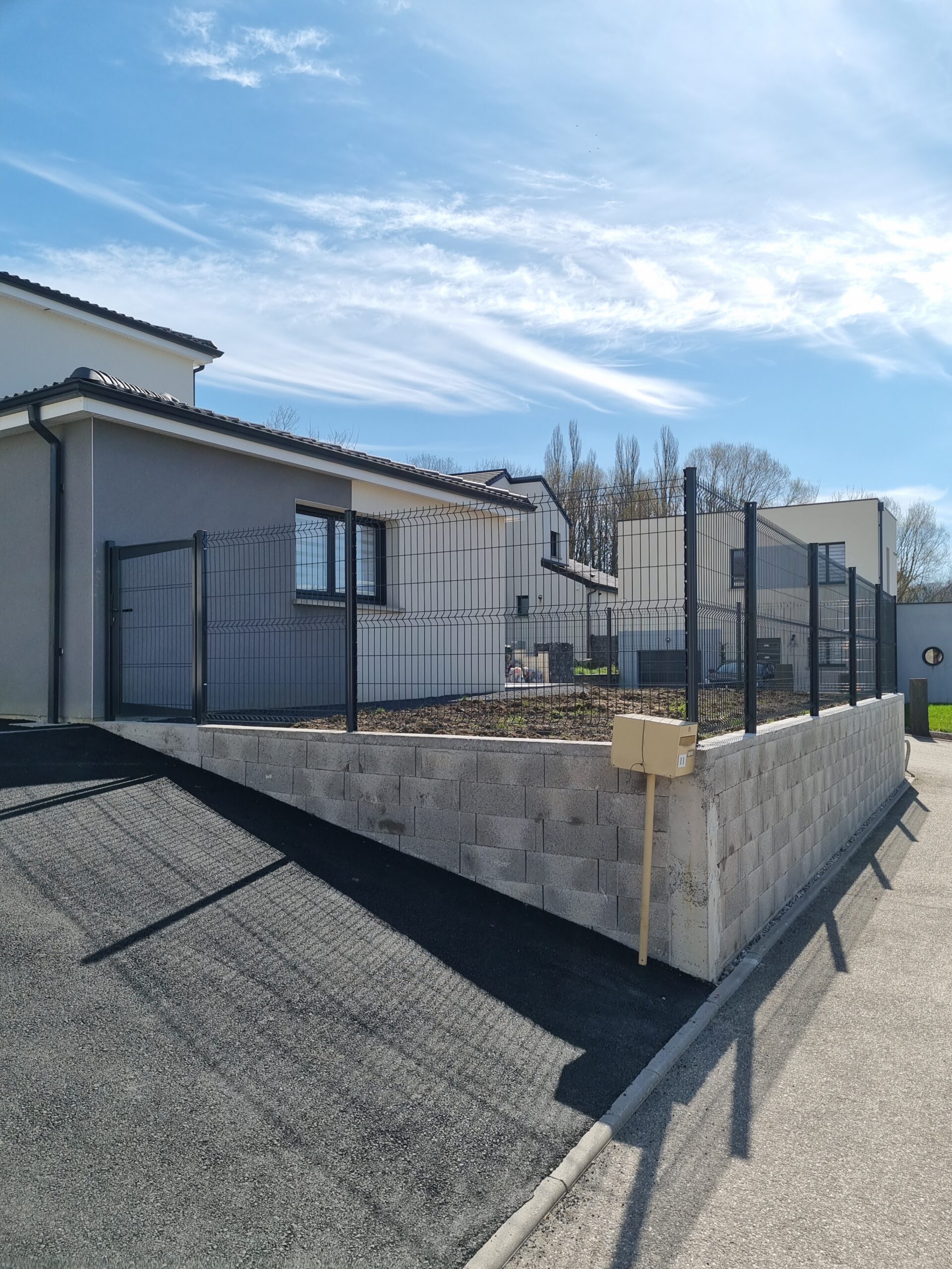 Mur de soutènement en Meurthe-et-Moselle